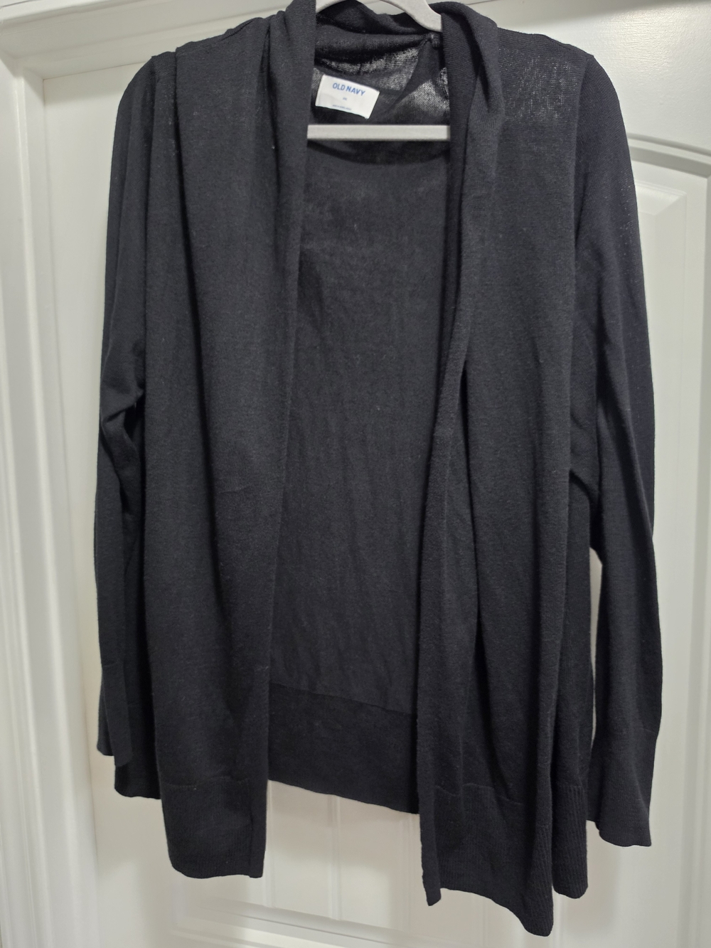 Old Navy Womens Black Open Cardigan Sweater
